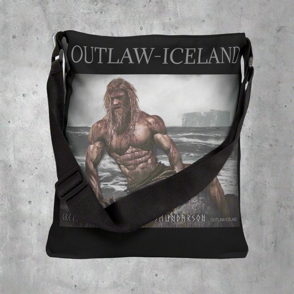 Grettir The Strong Asmundarson - Adjustable Tote Bag (AOP)