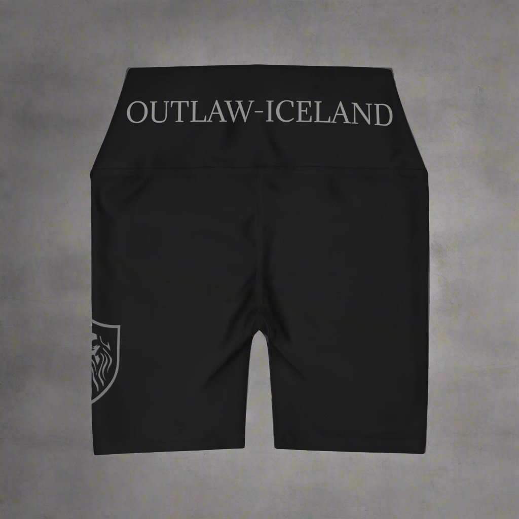 High Waisted Yoga Shorts (AOP)