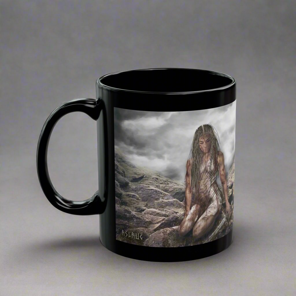 Aslaug - Black Mug - 11oz/330ml & 15oz/440ml