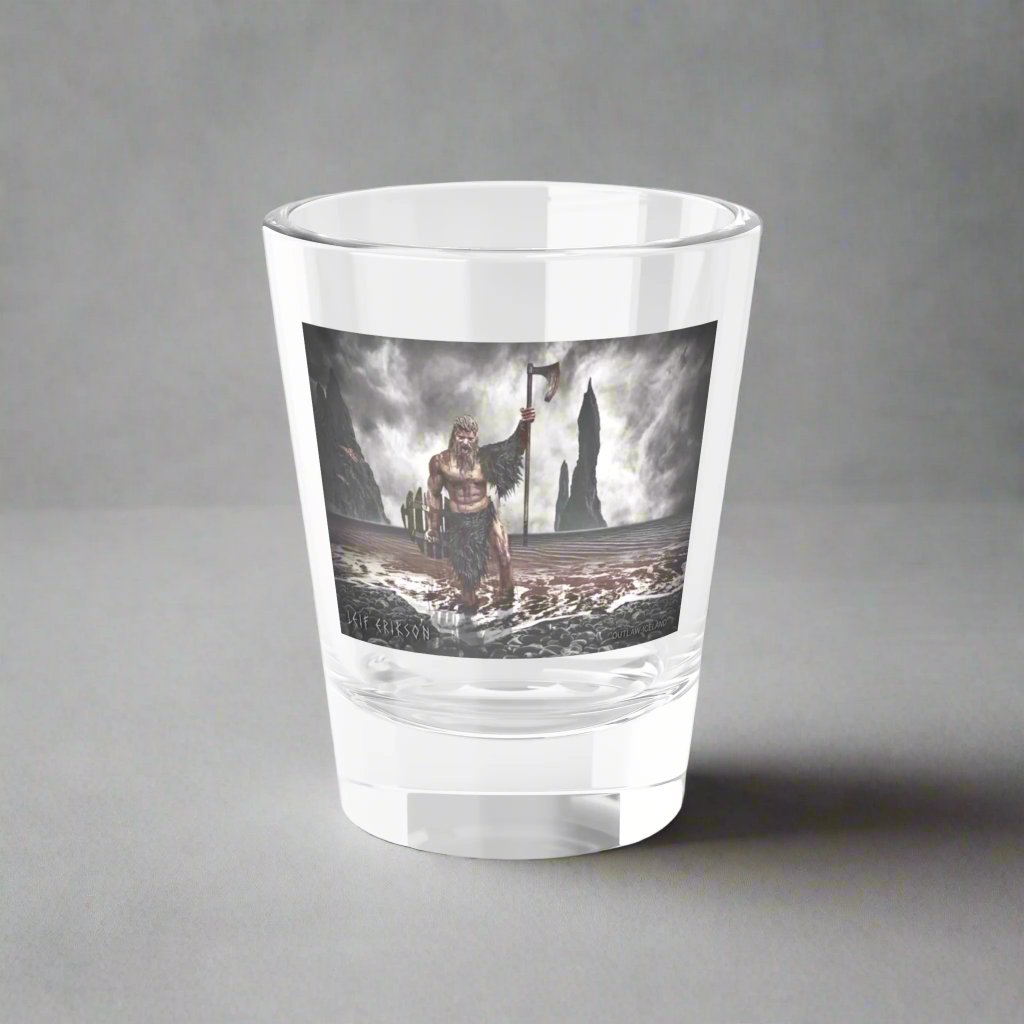 Leif Erikson - Shot Glass, 1.5oz/44ml