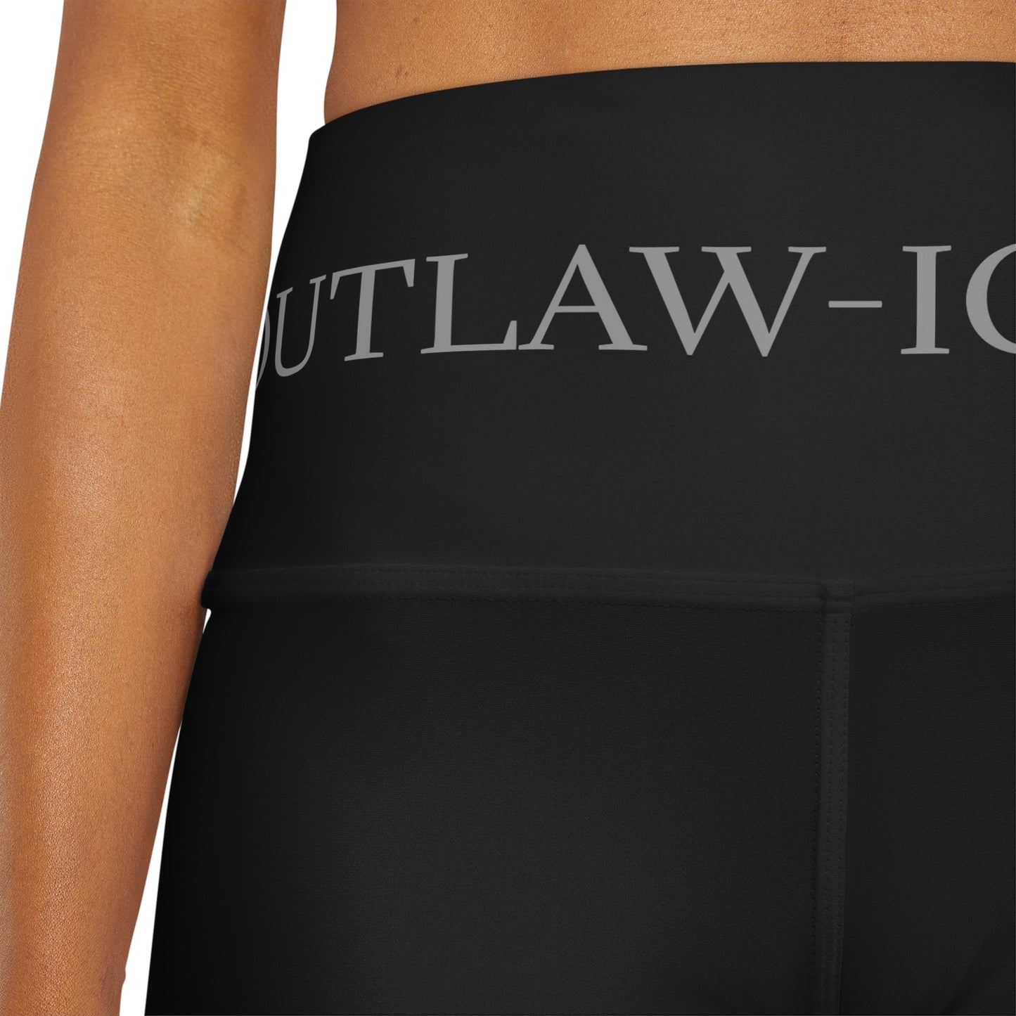 High Waisted Yoga Shorts (AOP)