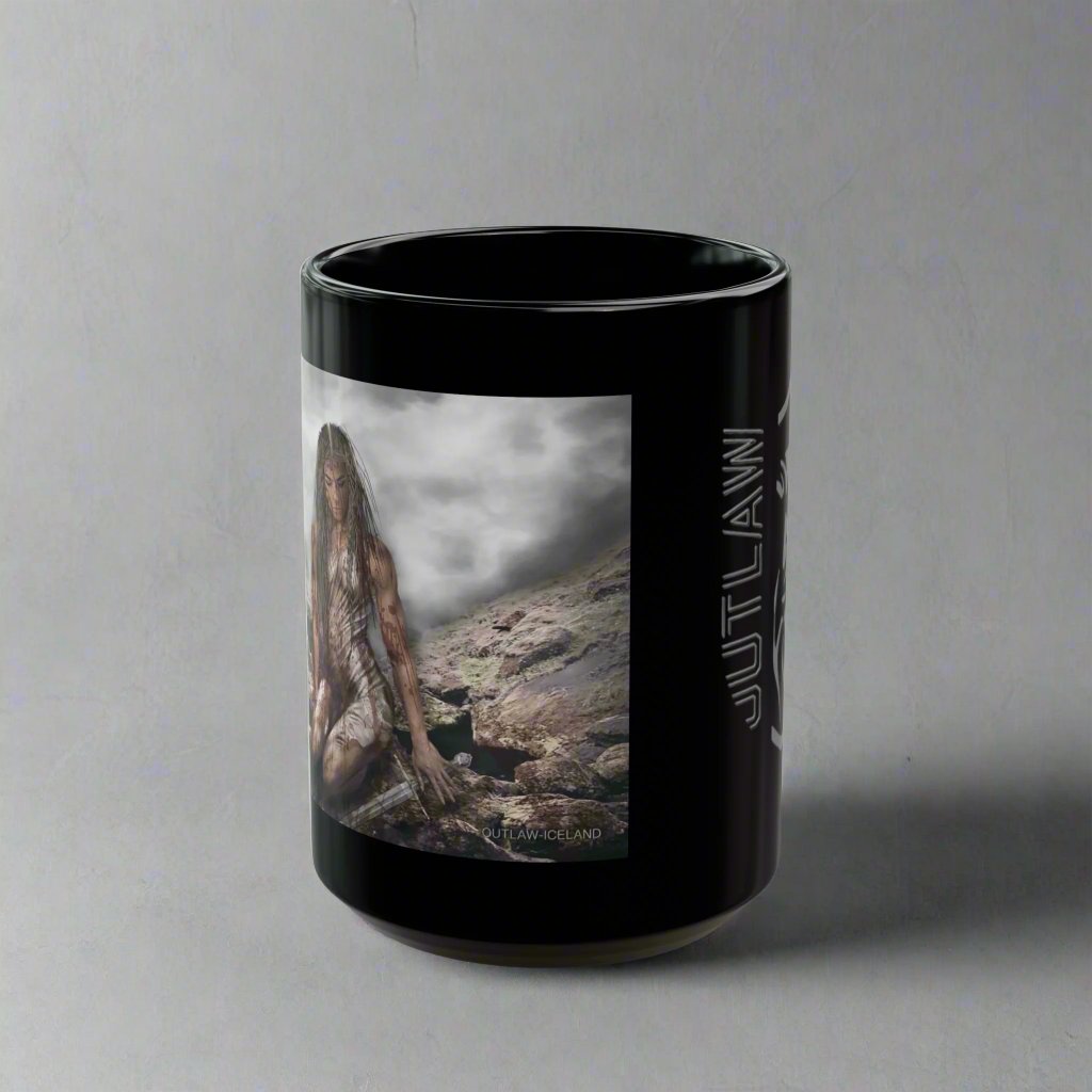 Aslaug - Black Mug - 11oz/330ml & 15oz/440ml