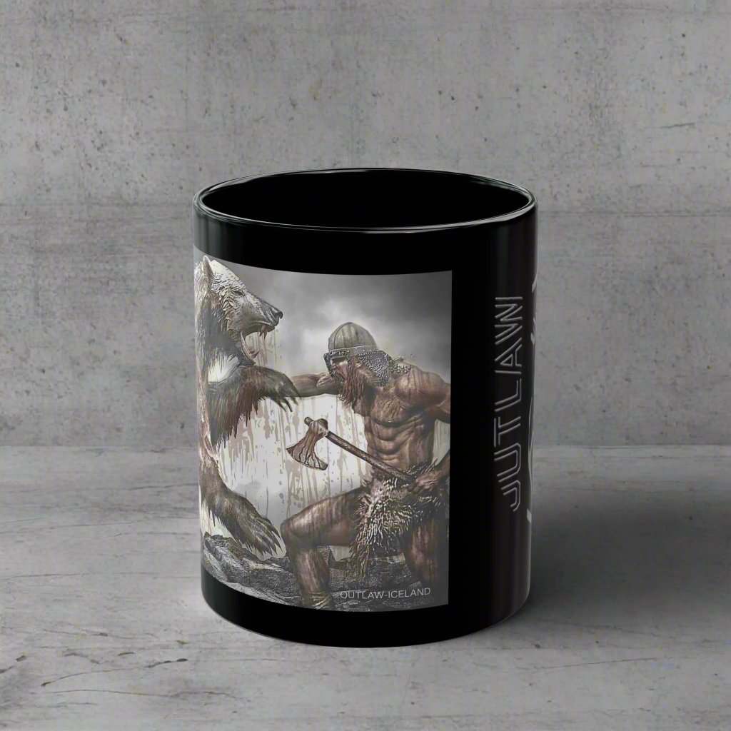 Erik The Red - Black Mug - 11oz/330ml & 15oz/440ml