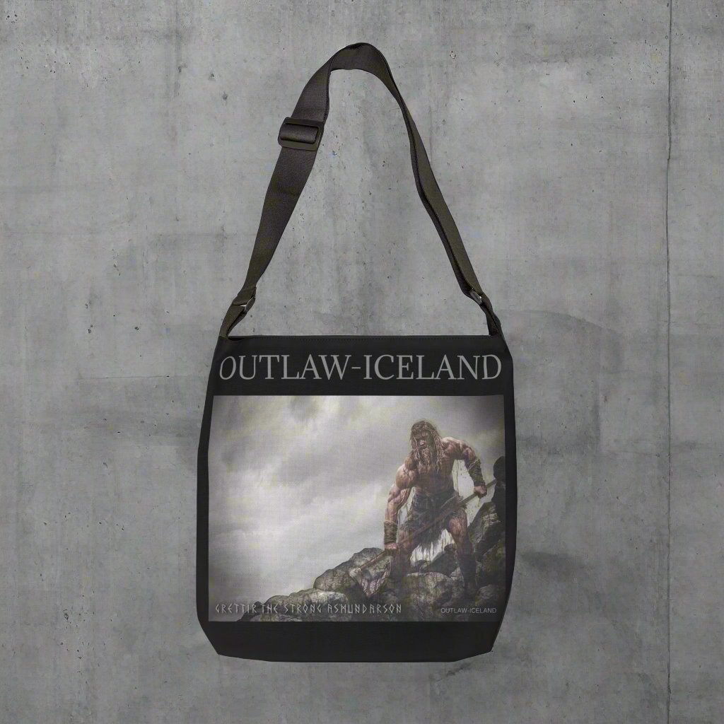 Grettir The Strong Asmundarson - Adjustable Tote Bag (AOP)