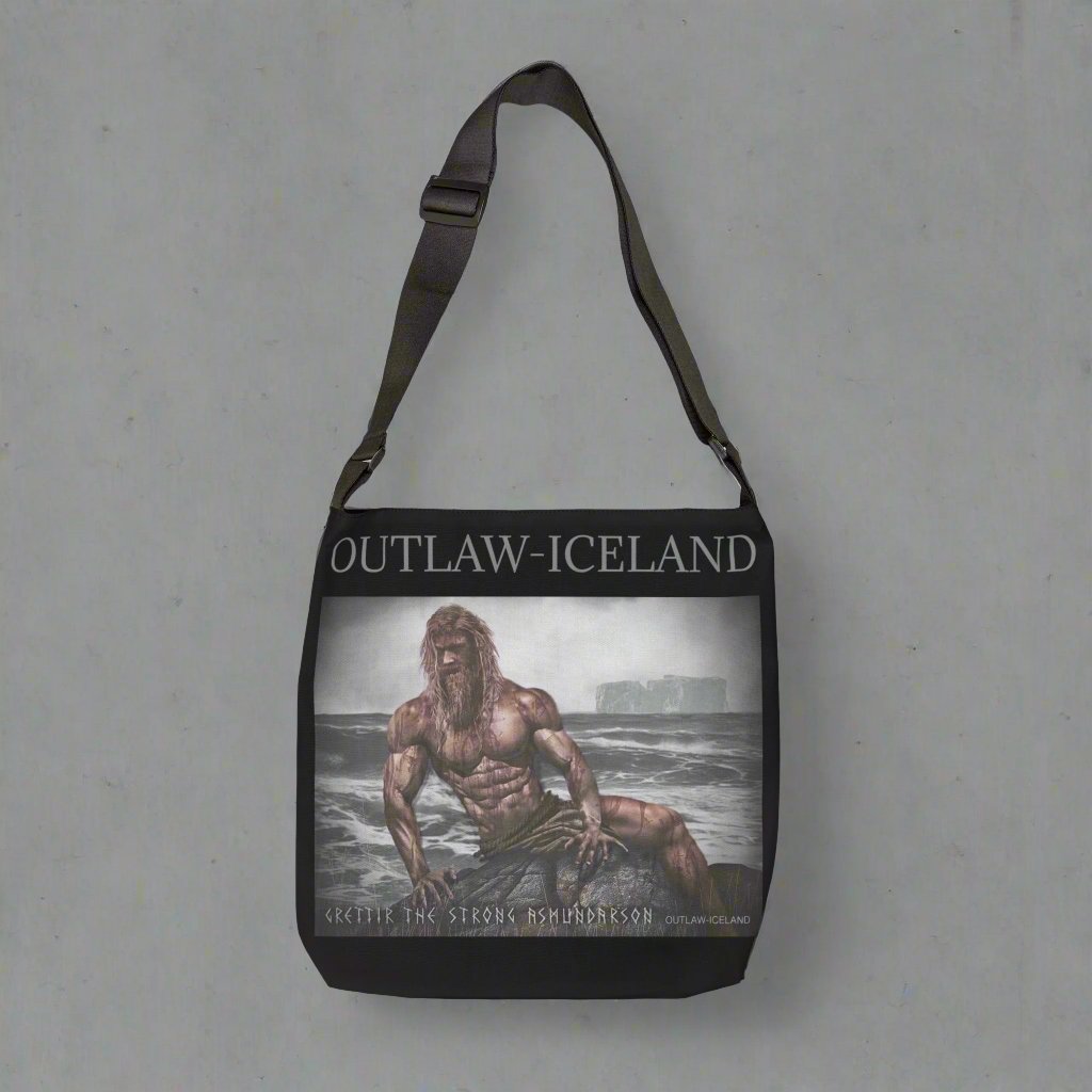 Grettir The Strong Asmundarson - Adjustable Tote Bag (AOP)