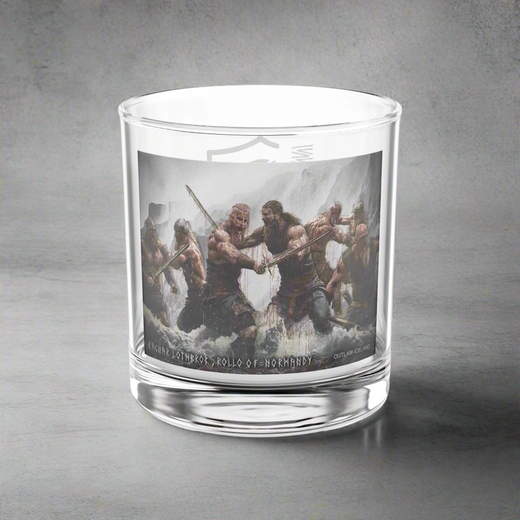 Ragnar Lothbrok & Rollo of Normandy - Whiskey Glass, 10oz/300ml
