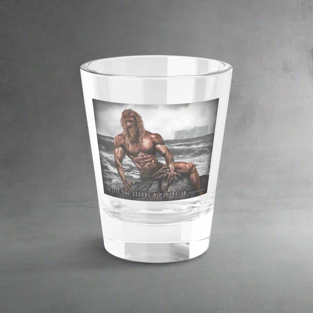 Grettir The Strong Asmundarson - Shot Glass, 1.5oz/44ml