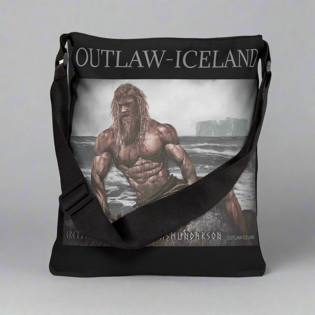Grettir The Strong Asmundarson - Adjustable Tote Bag (AOP)