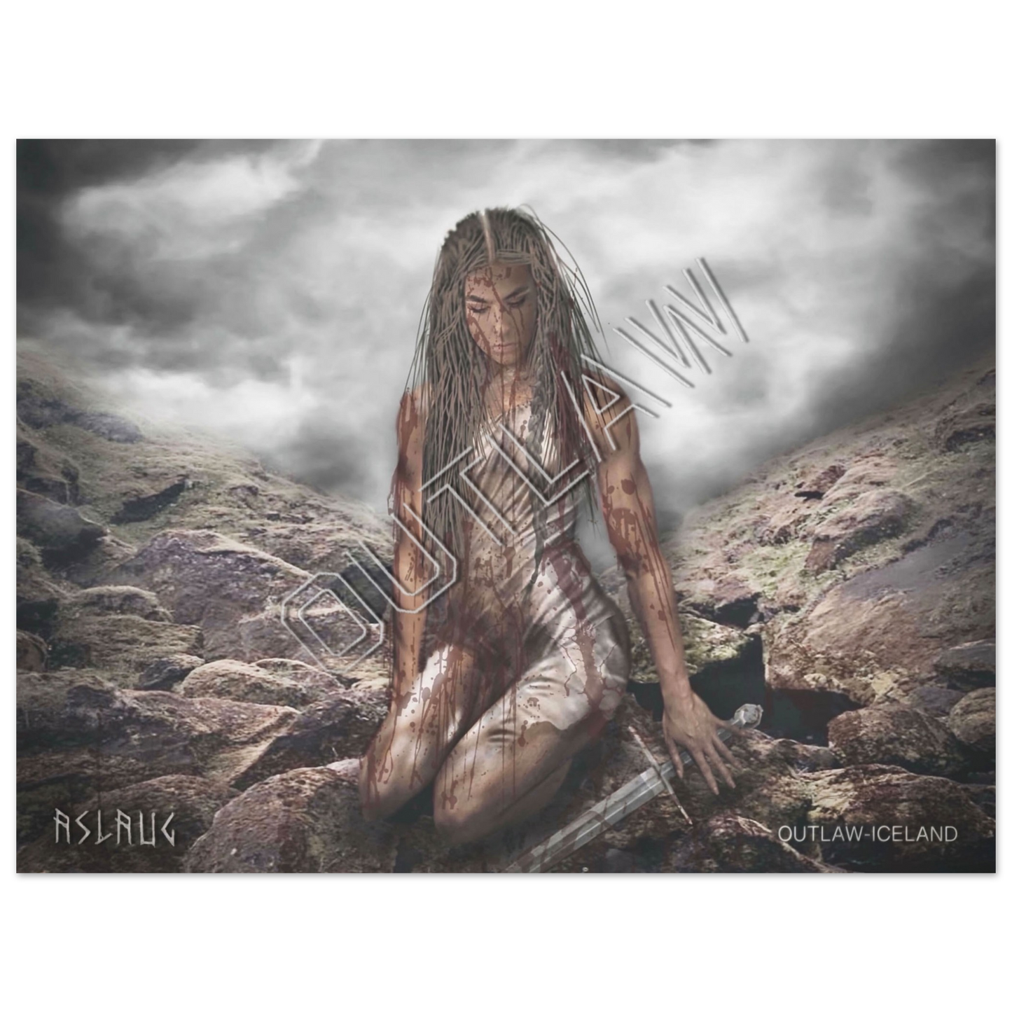 Aslaug - Aluminum Print