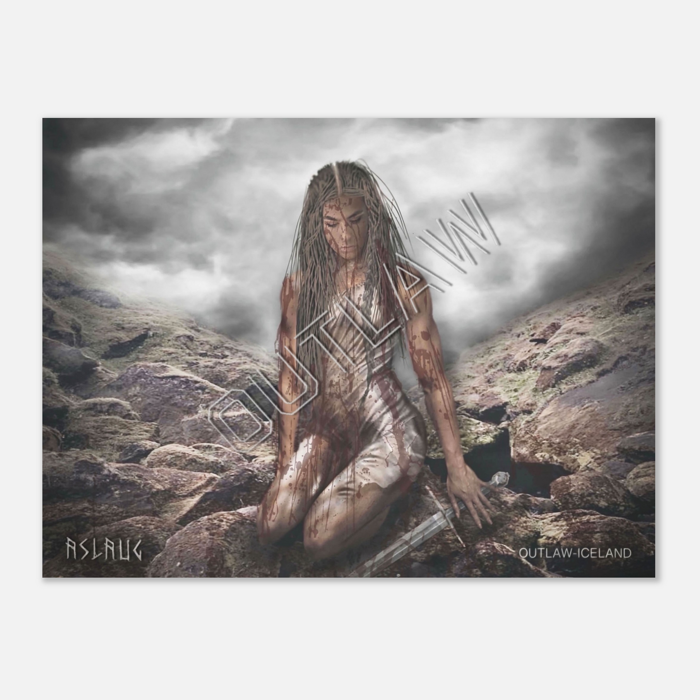 Aslaug - Aluminum Print