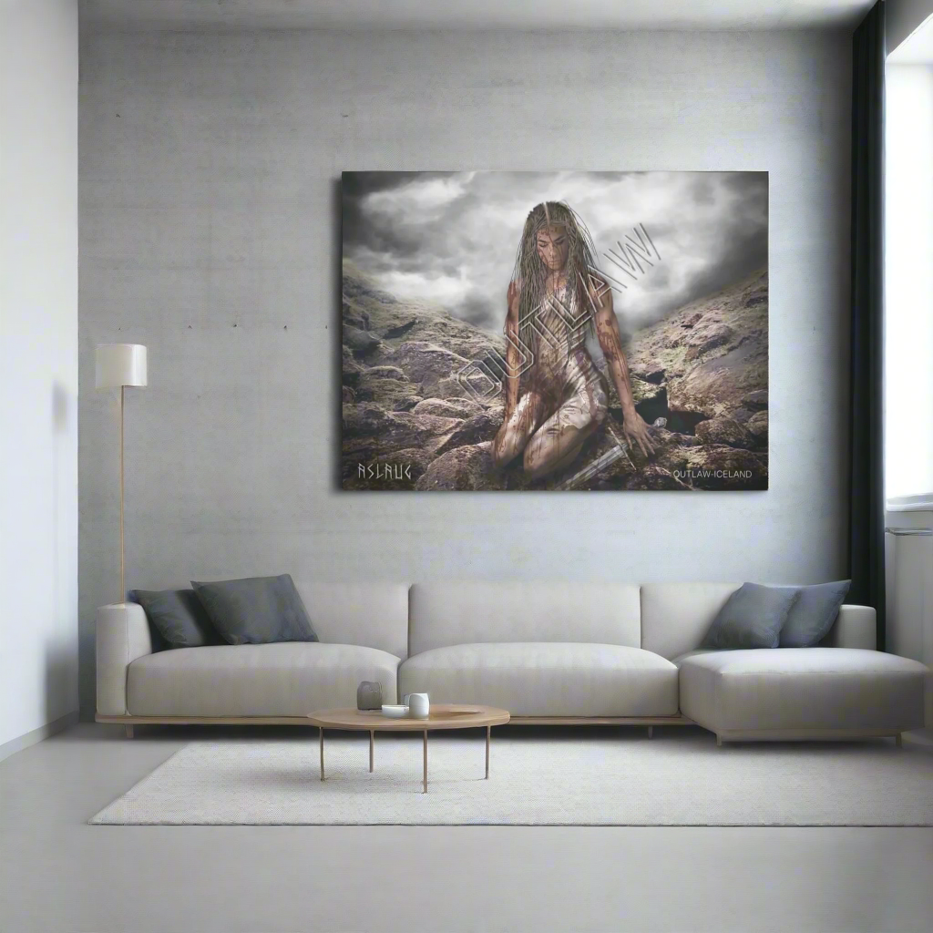 Aslaug - Aluminum Print