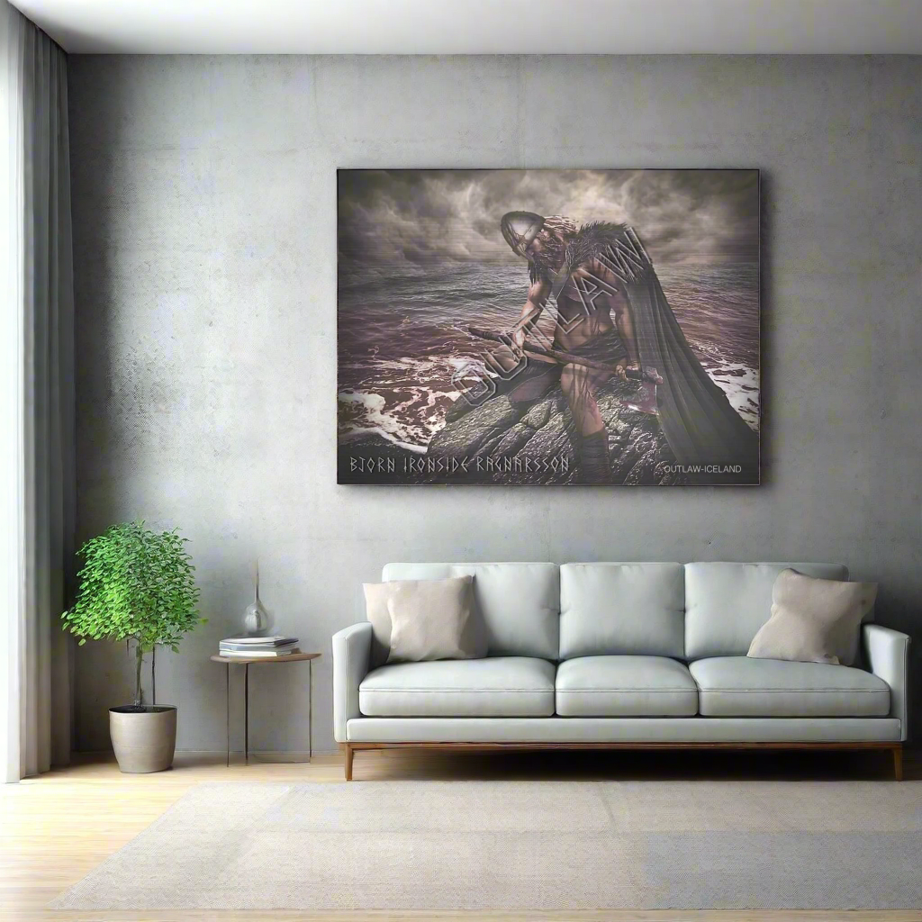 Bjorn Ironside Ragnarsson - Brushed Aluminum Print