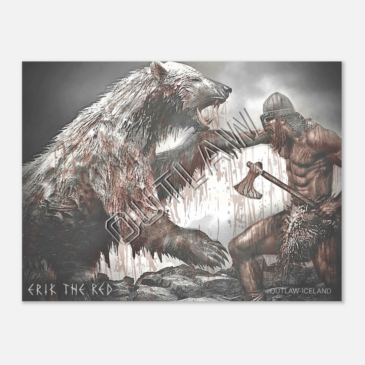 Erik The Red - Aluminum Print
