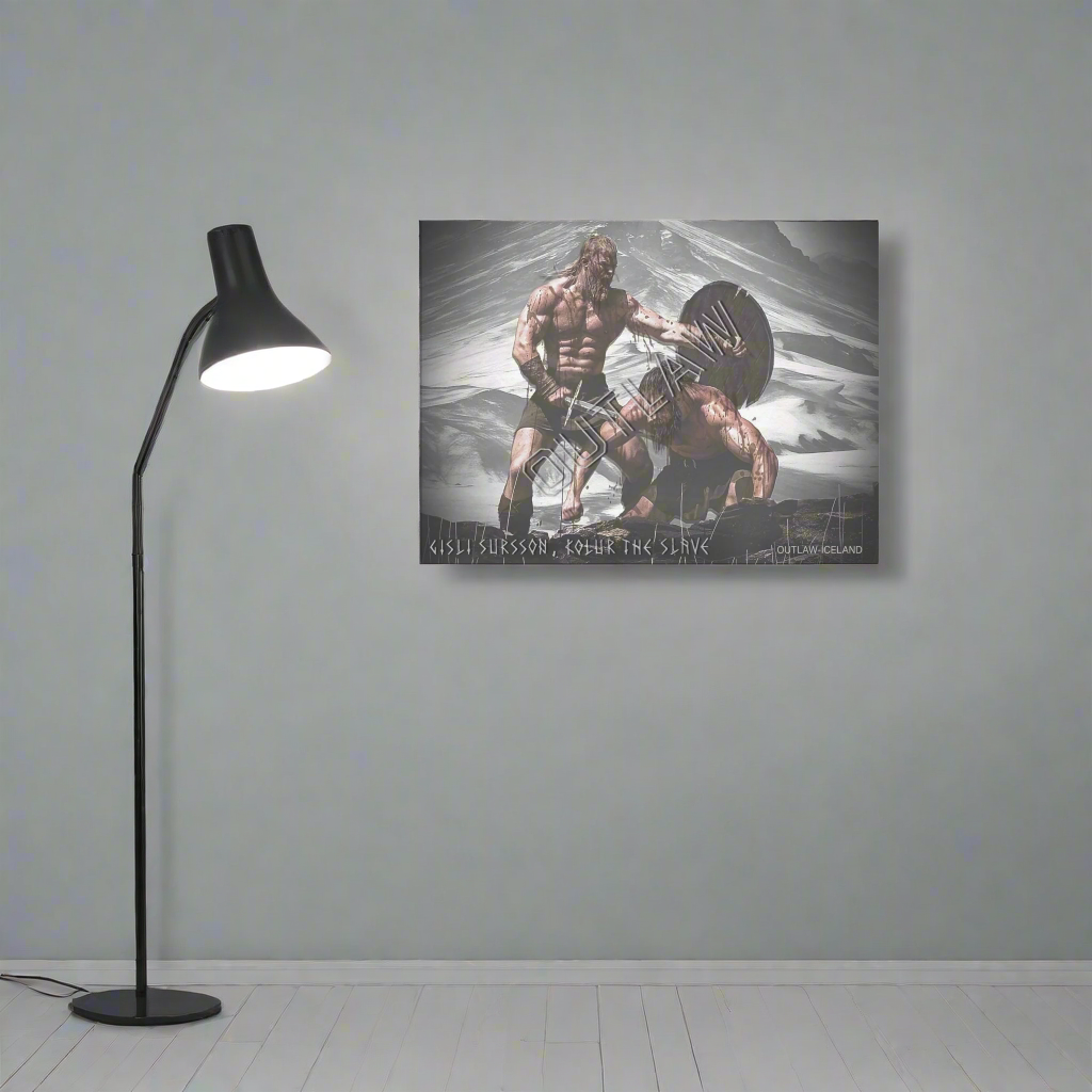 Gisli Sursson & Kolur The Slave - Canvas
