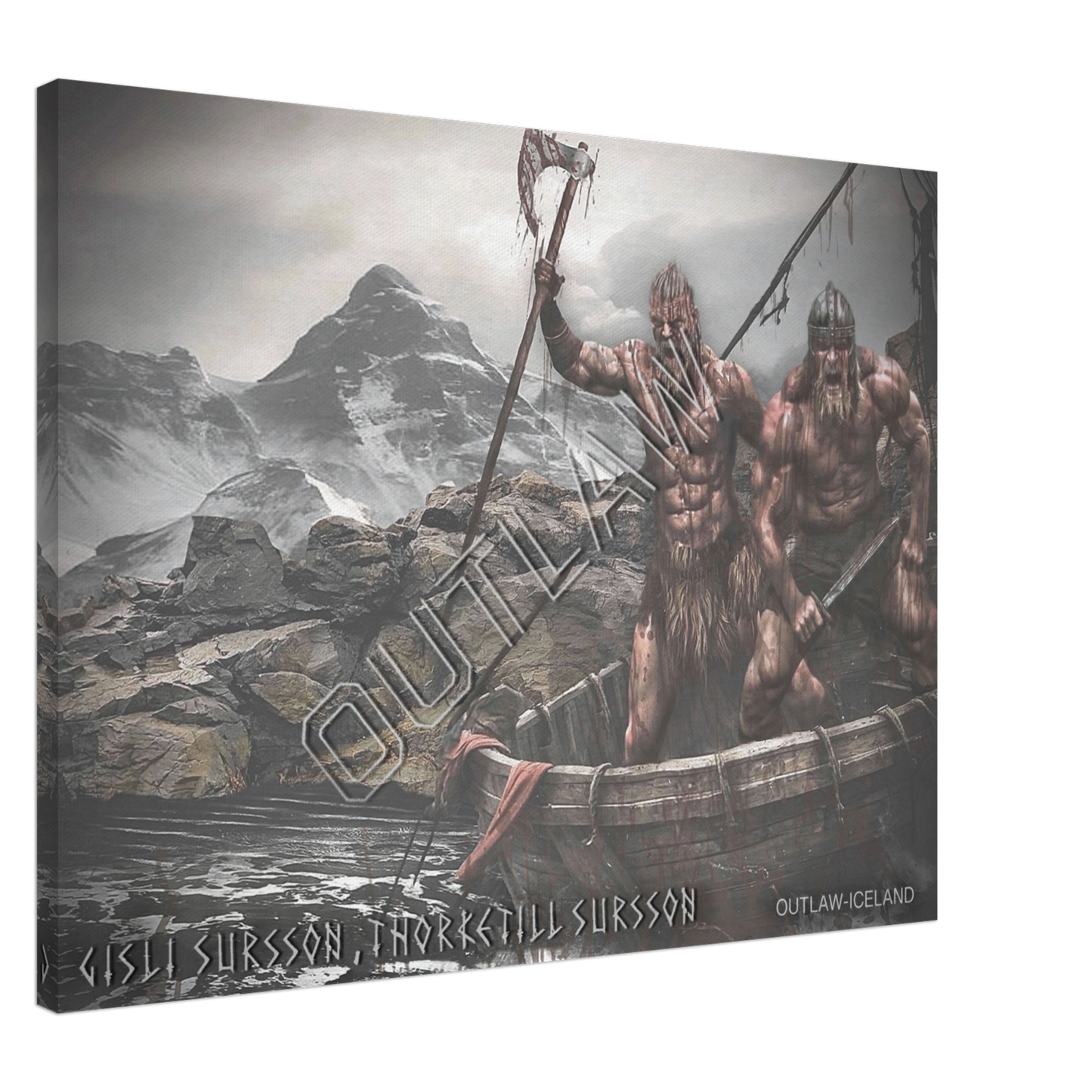 Gisli Sursson & Thorketill Sursson - Canvas