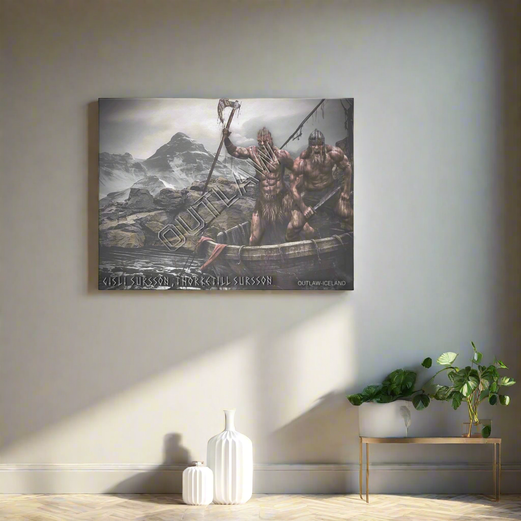 Gisli Sursson & Thorketill Sursson - Canvas