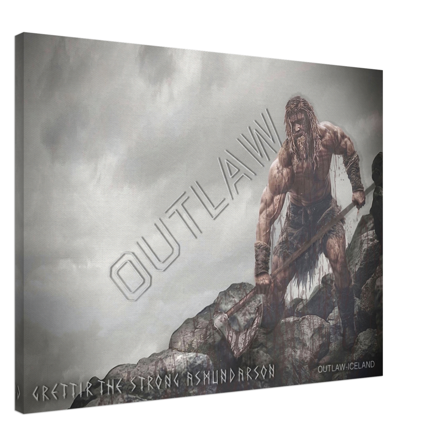 Grettir The Strong Asmundarson - Canvas