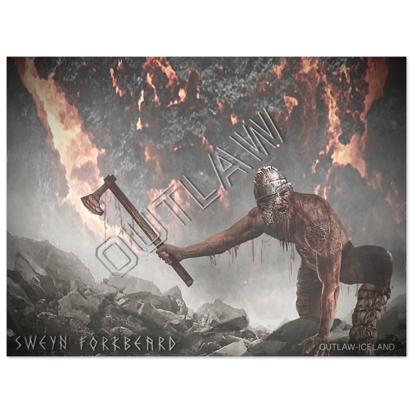 Sweyn Forkbeard - Aluminum Print