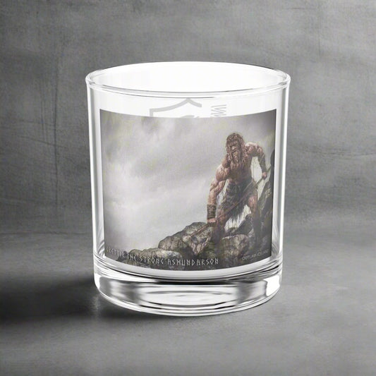 Grettir The Strong Asmundarson - Whiskey Glass, 10oz/300ml