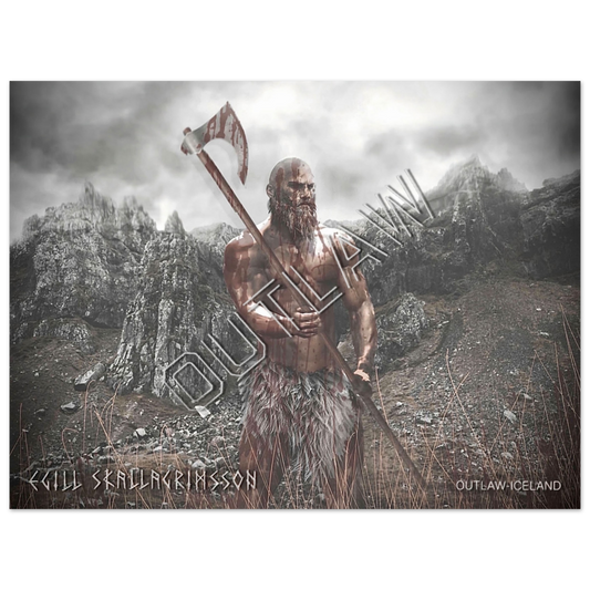 Egill Skallagrimsson - Aluminum Print