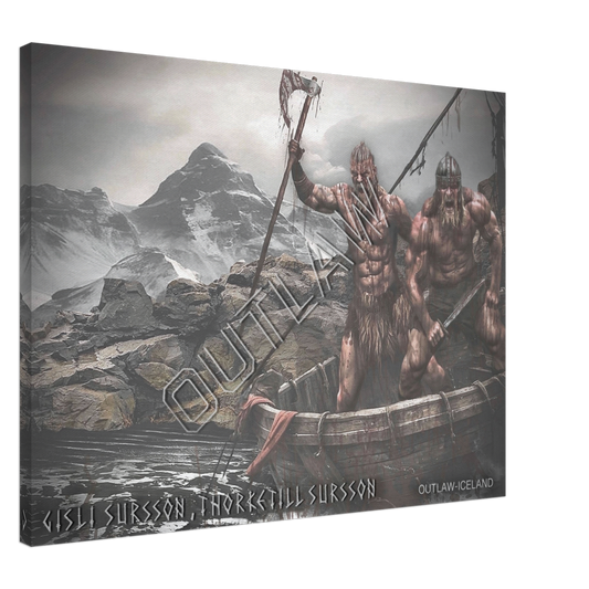 Gisli Sursson & Thorketill Sursson - Canvas