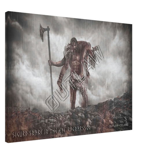 Sigurd Snake In The Eye Ragnarsson - Canvas